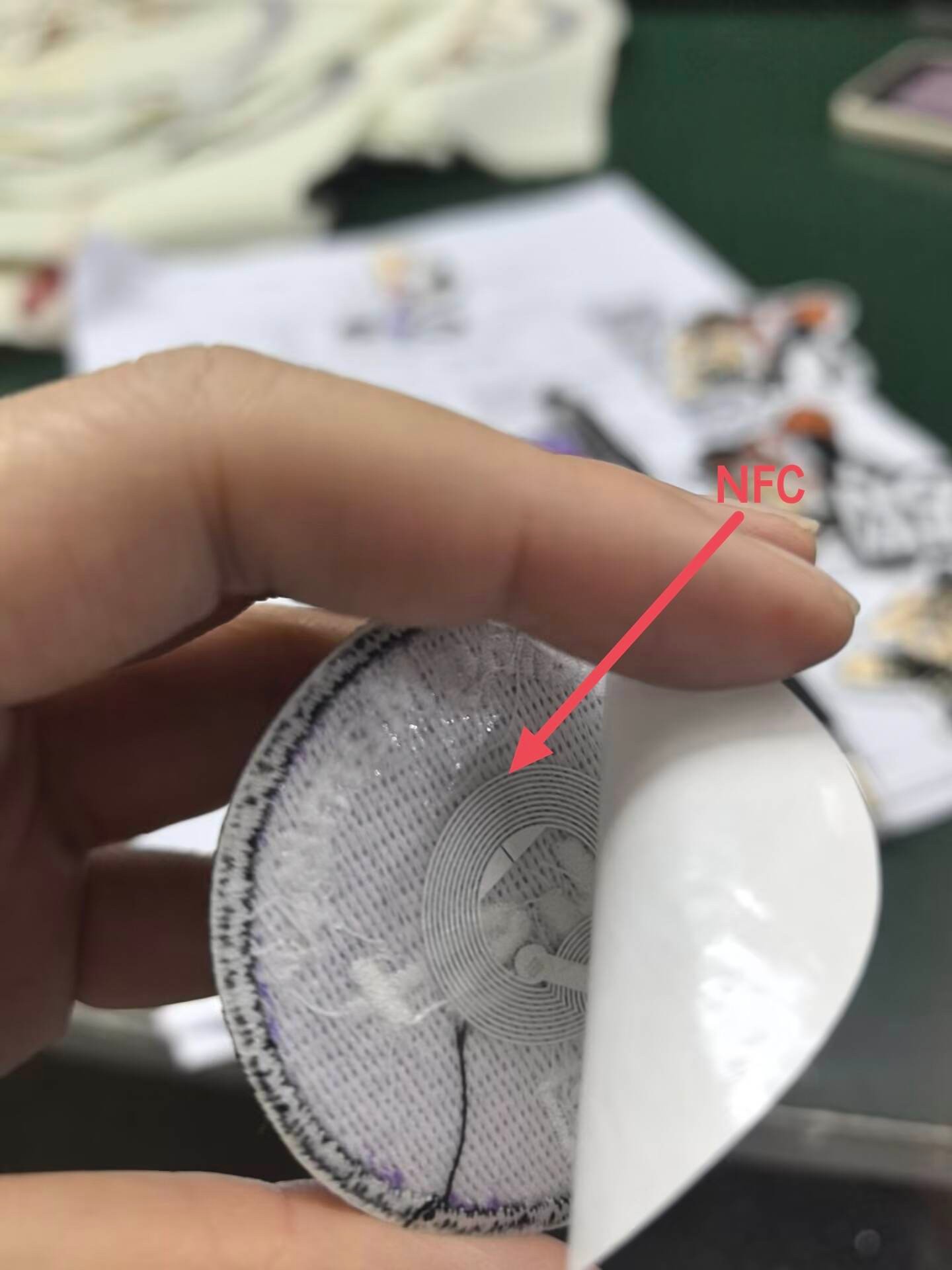 NFC Smart Embroidery Patch